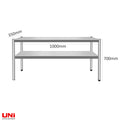 40452 Ripiano superiore 2 ripiani, 100x35x70