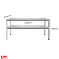 40454 Piano superiore 2 ripiani, 150x35x70