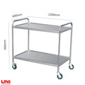 40634 Carrello di servizio, 2 livelli, 120x60x94
