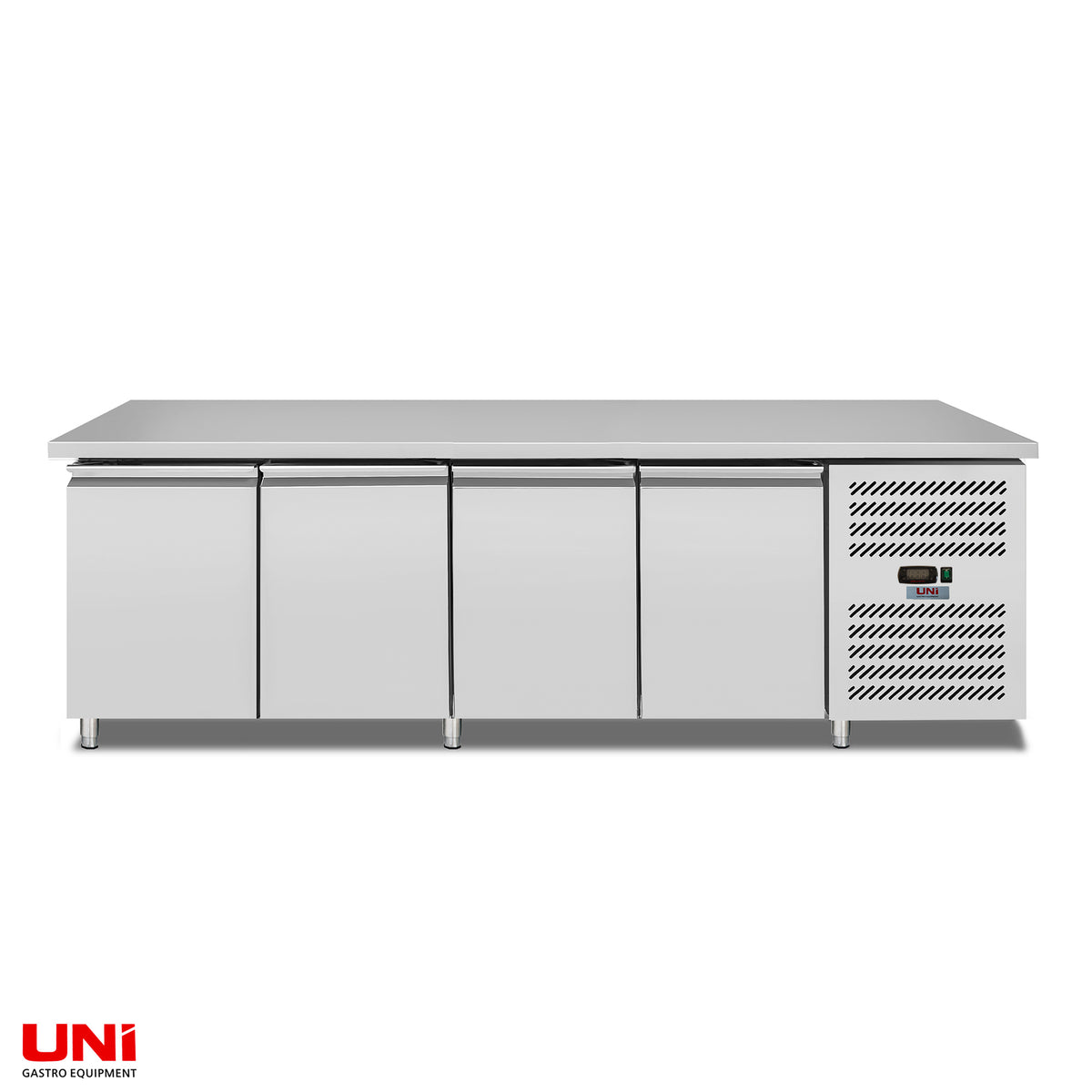 40028 Tavolo congelatore 4 porte, convezione, 223x70