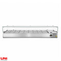 40144 Vetrina refrigerata GN 1/3, 200 x 40, vetro superiore
